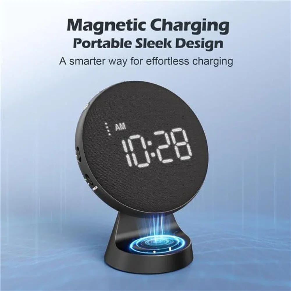 Loud Alarm Clock for Heavy Sleepers Vibrating Bed Shaker Travel Clock Kids Teens